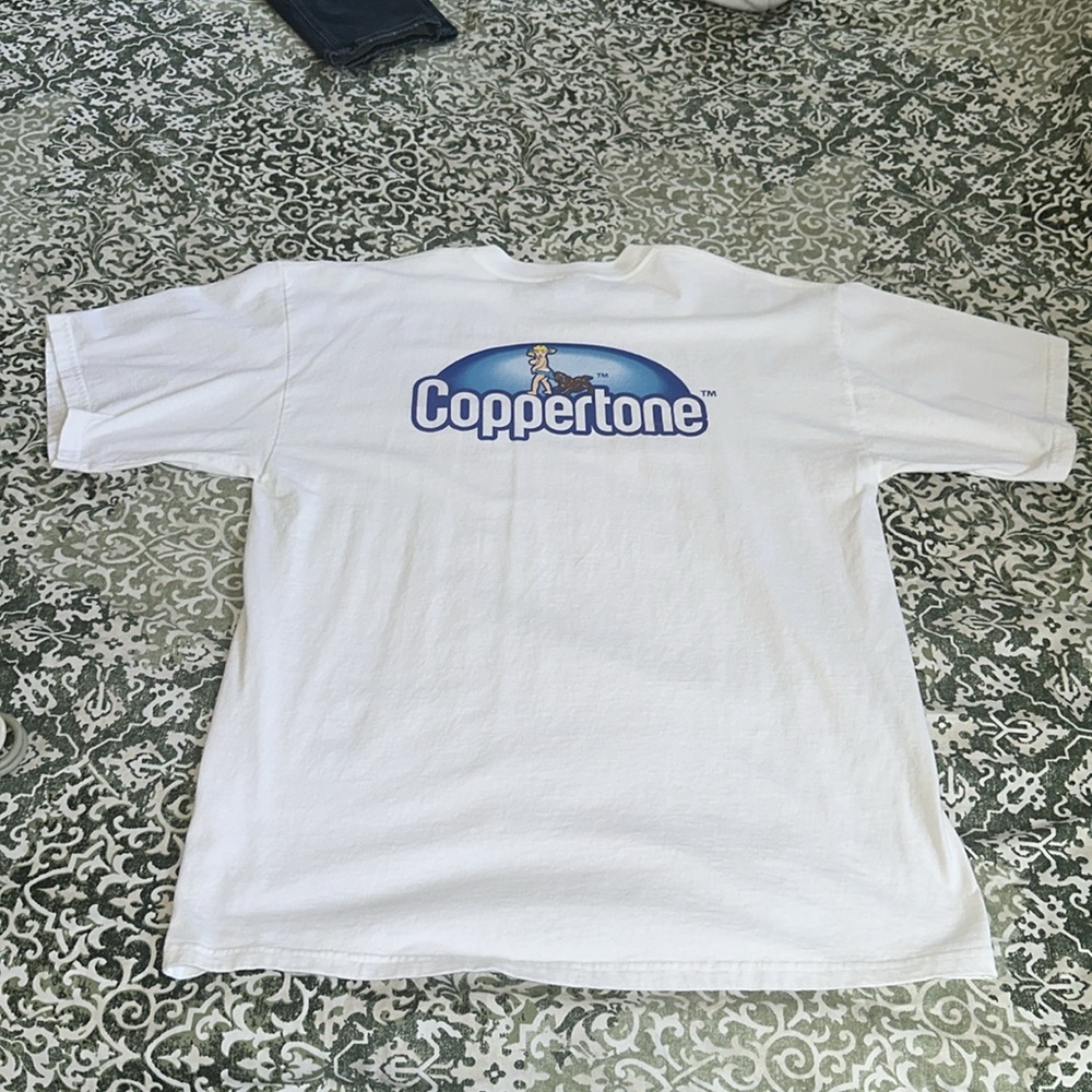 NWOT Vintage 90s Coppertone Suncare Products T-shirt Sz XL